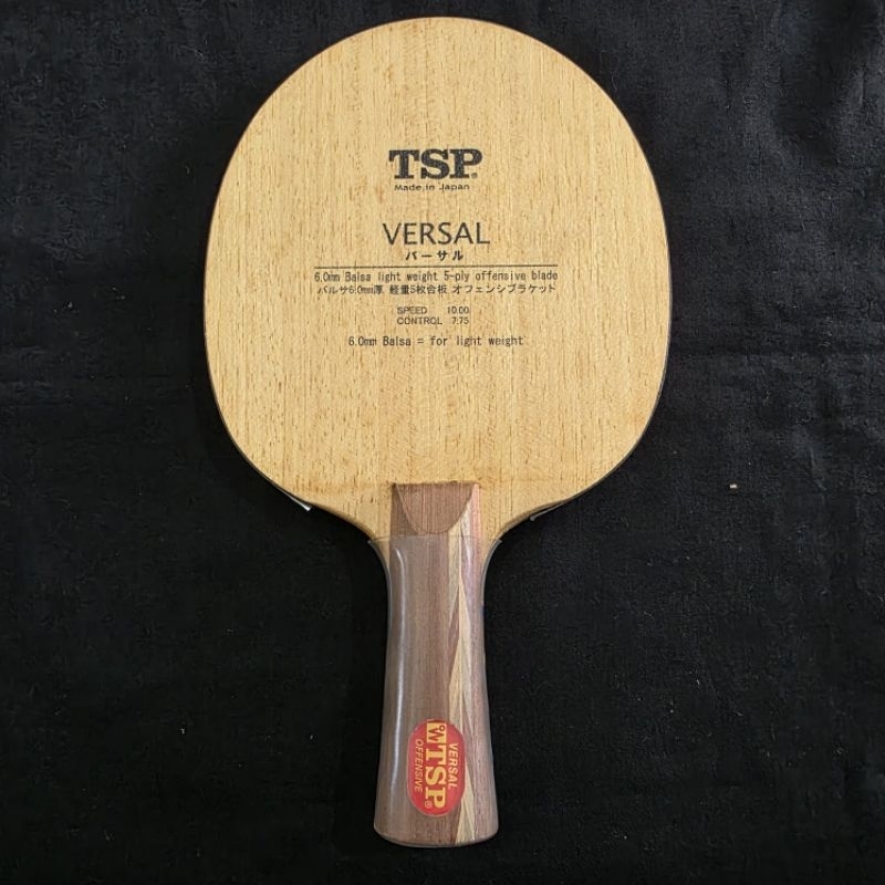 Kayu Bet TSP Versal OFF FL / Bet Pingpong Tenis Meja (BEKAS)