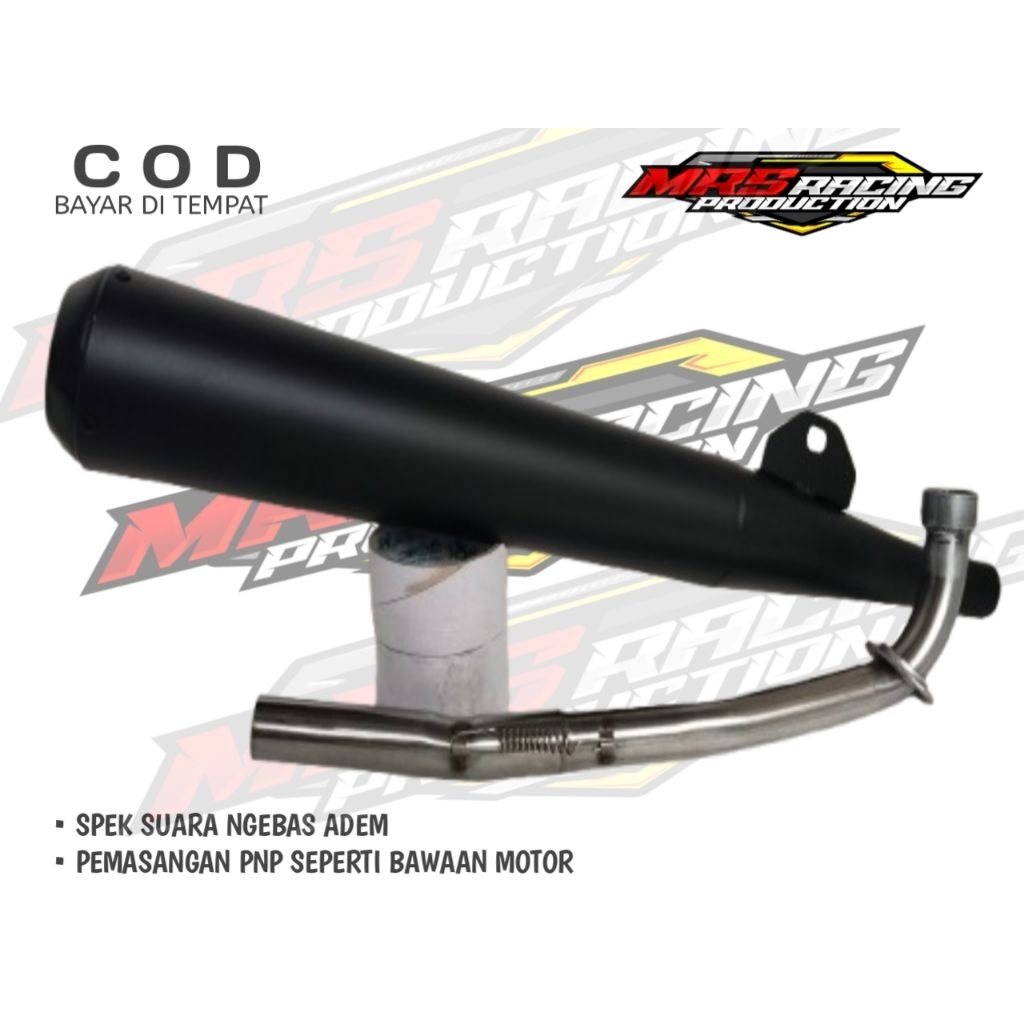 KNALPOT TSUKIGI STANDAR RACING ASTREA GRAND PRIMA STAR IMPRESSA LEGENDA C70 SUPRA X FIT 100