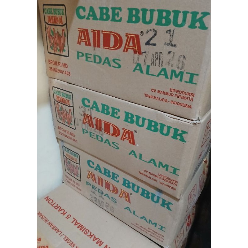 

AIDA,,CABE bubuk 1 dus 30pcs @500g/pcs