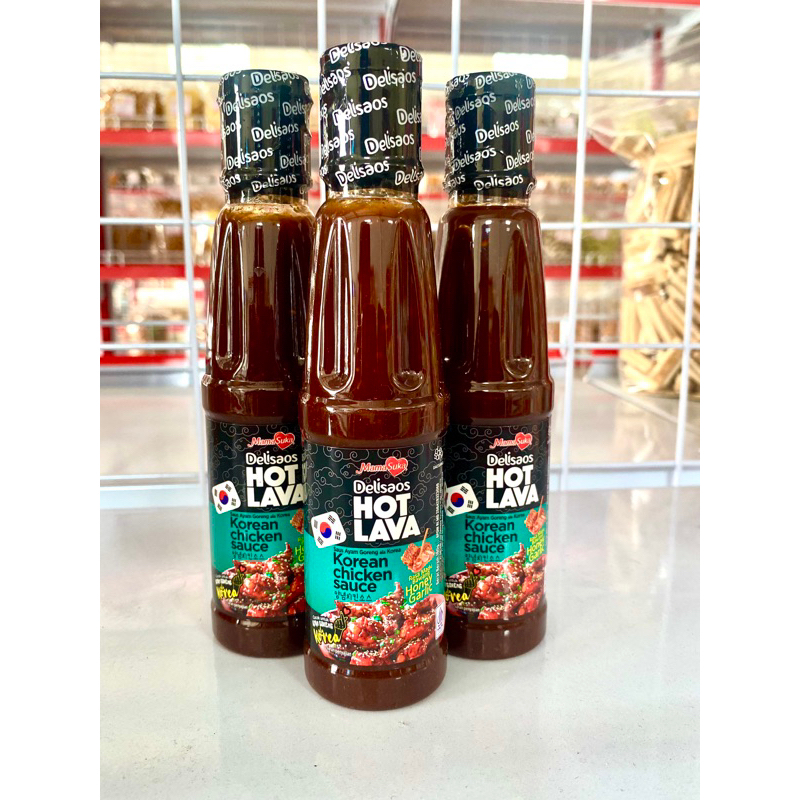 

Delisaos Saus Hot Lava Korean Chicken Sauce Honey Galic / Honey Original