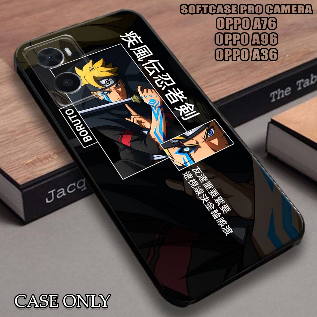 Case OPPO A76 / A96 / A36 - Casing OPPO A76 / A96 / A36 [ Anime Naruto ] Silikon OPPO A76 / A96 / A3