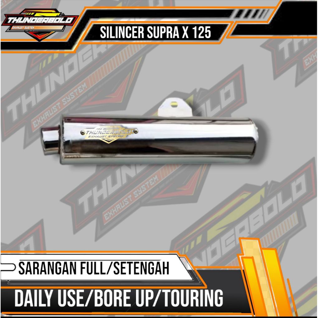 KNALPOT SILINCER ONLY STANDAR RACING SUPRA X 125 SUPRA BETMEN