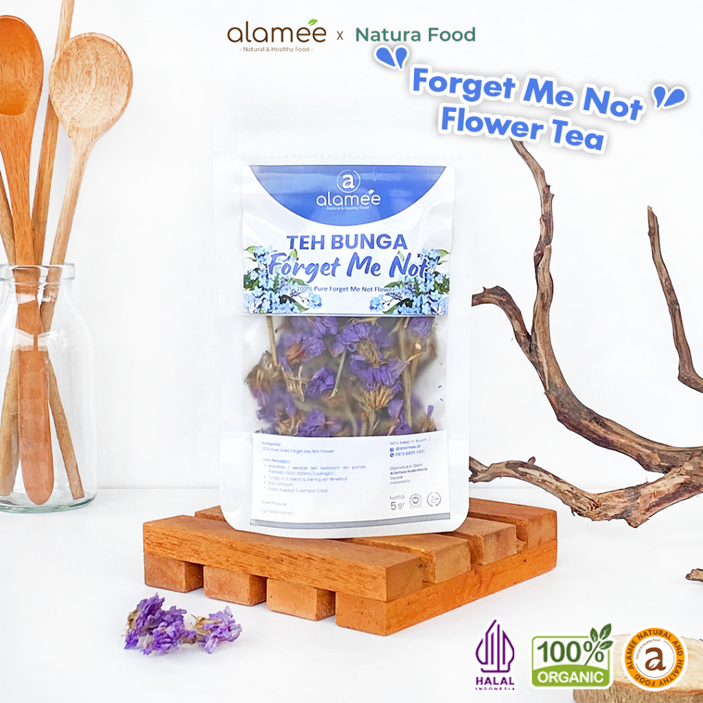 

ALAMEE Forget Me Not tea Teh Bunga Dried Flower Organik Kering 5gr Premium