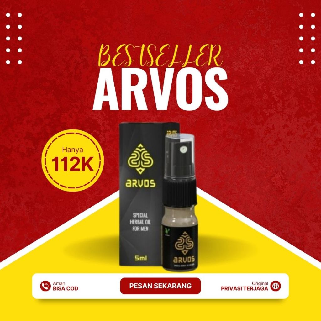 ARVOS Spray Herbal Kuat Pria Tahan Lama