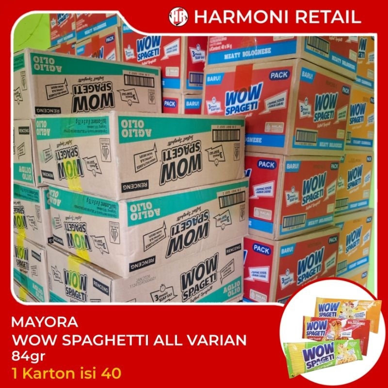 

WOW Spaghetti Instan All Varian 1 Dus Karton Spageti
