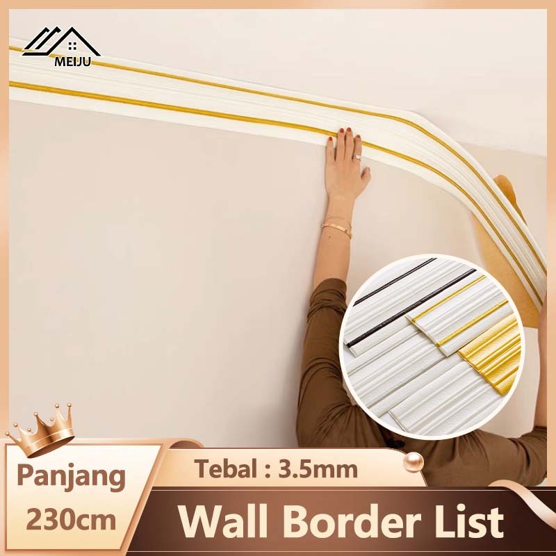 Wallpaper Foam List Foam 3D /2.3 Meter Wall Border List / Foam 3D List / 3D Wallpaper List Foam Stik