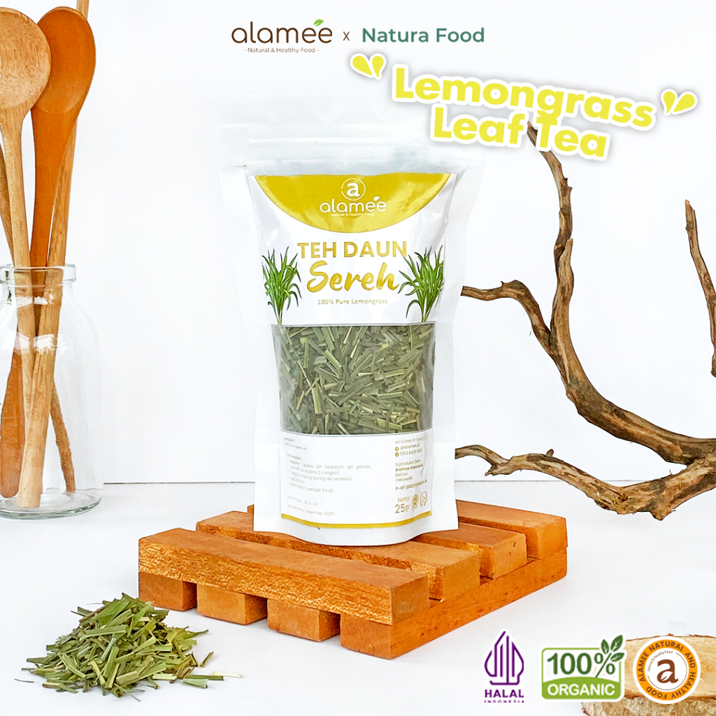 

ALAMEE Lemongrass Leaf Tea Daun Sereh Kering Teh Organik Dried 25gr Premium