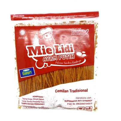

MIE LIDI CAP Ayam Putih Dry Spicy Noodle Jajanan Jadul Rasa Gaul