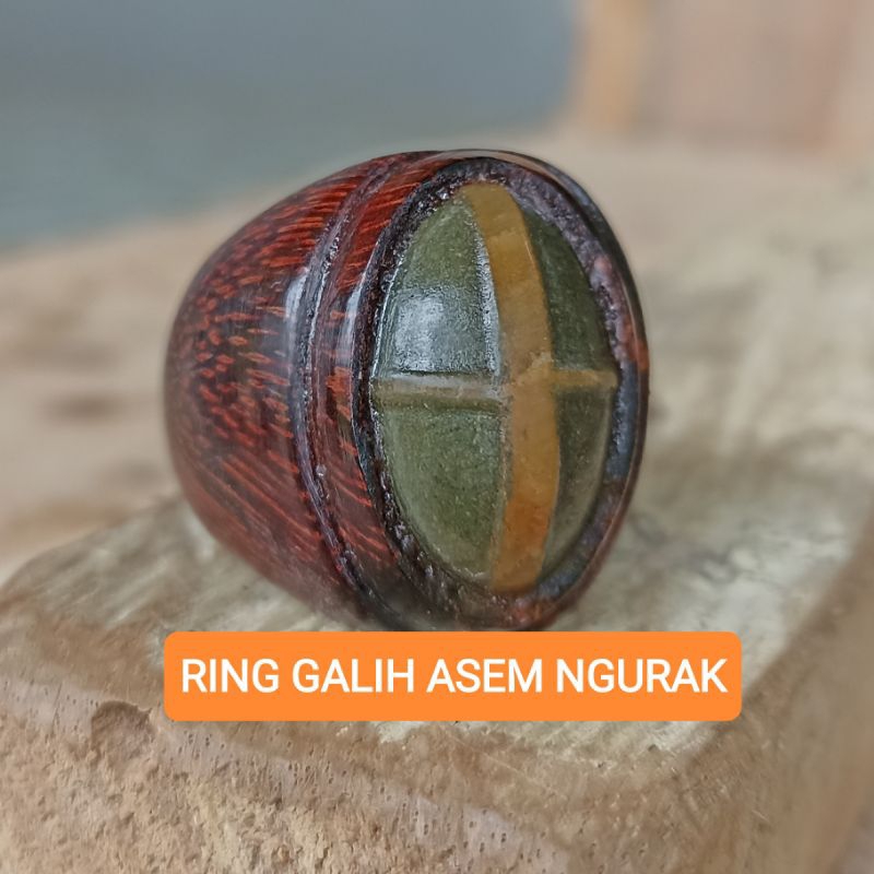 Tapak Jalak Aceh tali Kuning Ring GALIH ASEM
