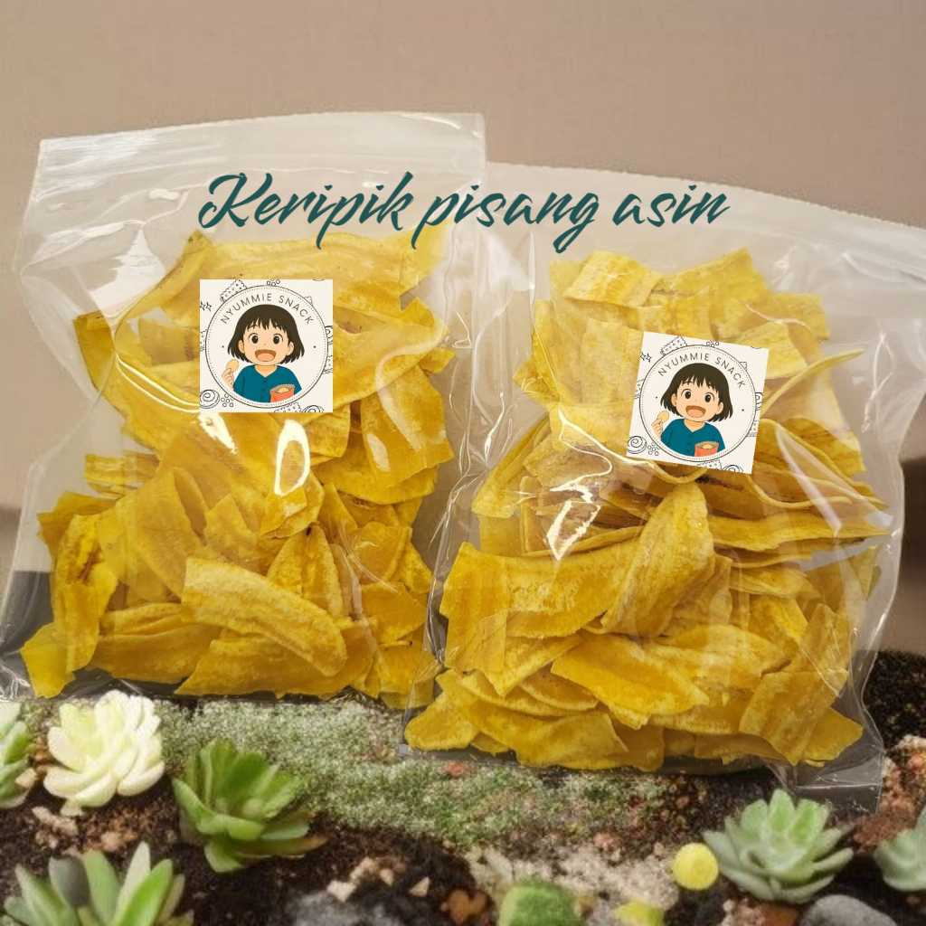 

Nyummie Snack - Keripik Pisang Asin 80 gr