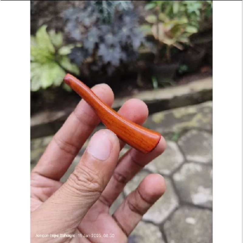 Once rokok pipa cangklong PADUTAN kayu secang mini lengkung