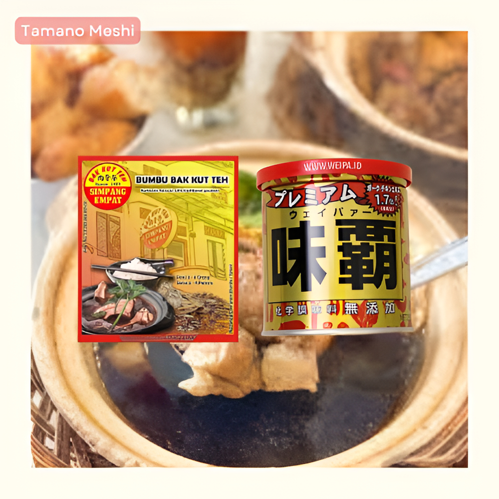 

PROMO BUY 1PCS WEIPA SEASONING PREMIUM 250GR FREE+ BUMBU BAK KUT TEH ORIGINAL