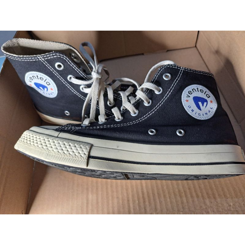 Ventela 70s Ethnic High Black Natural Ukuran 35 -22CM- (SECOND)