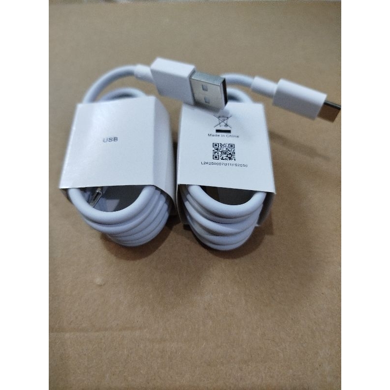 KABEL DATA XIAOMI 3A USB TIPE C FAST CHARGING USB PUTIH CABLE MI TIPE C 3A