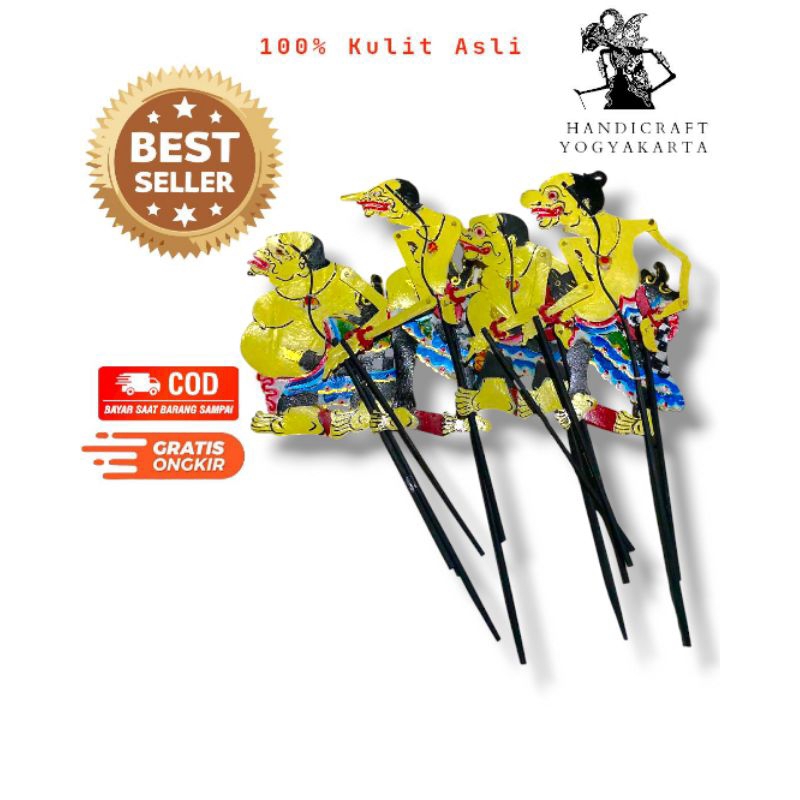 Wayang Kulit Sapi Punokawan Punakawan Komplit