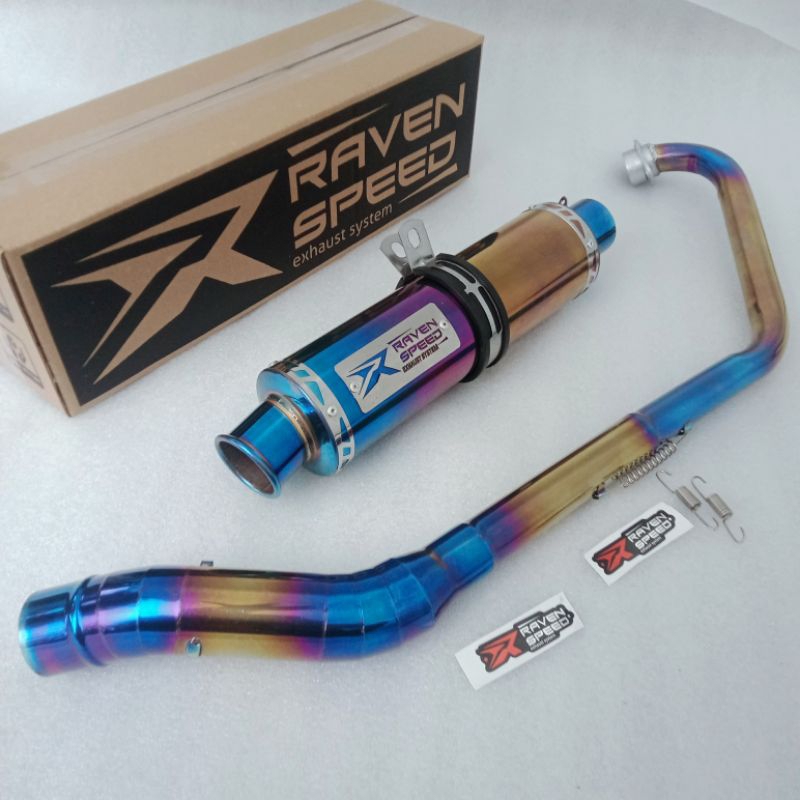 TERBARU Knalpot Bluemoon racing bas adem original raven speed Cb 150 r old New Cb 150r vixion new/ol