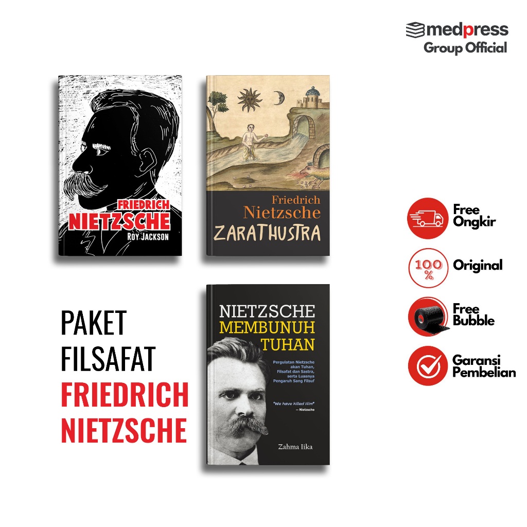 Paket Filsafat Friedrich Nietzsche (3 Buku)