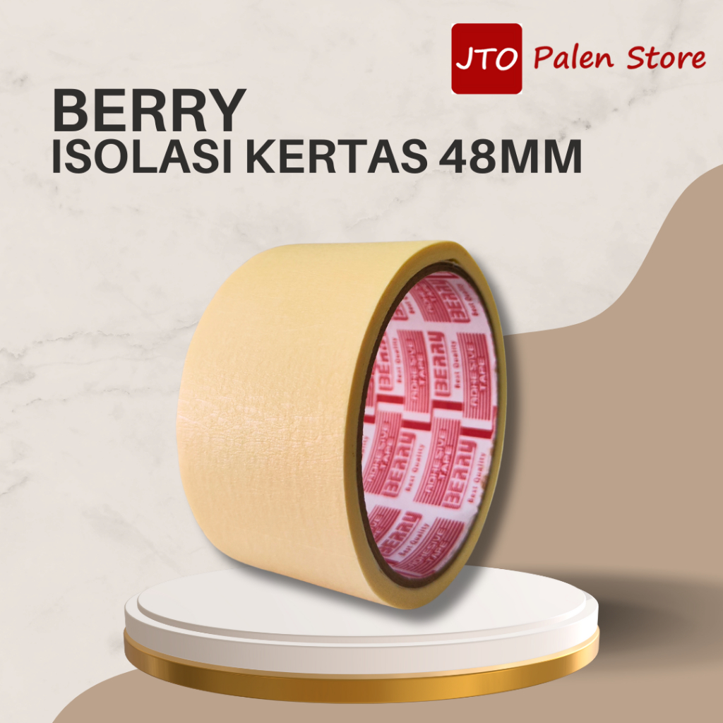 

BERRY Masking Tape 48mm Isolasi Kertas