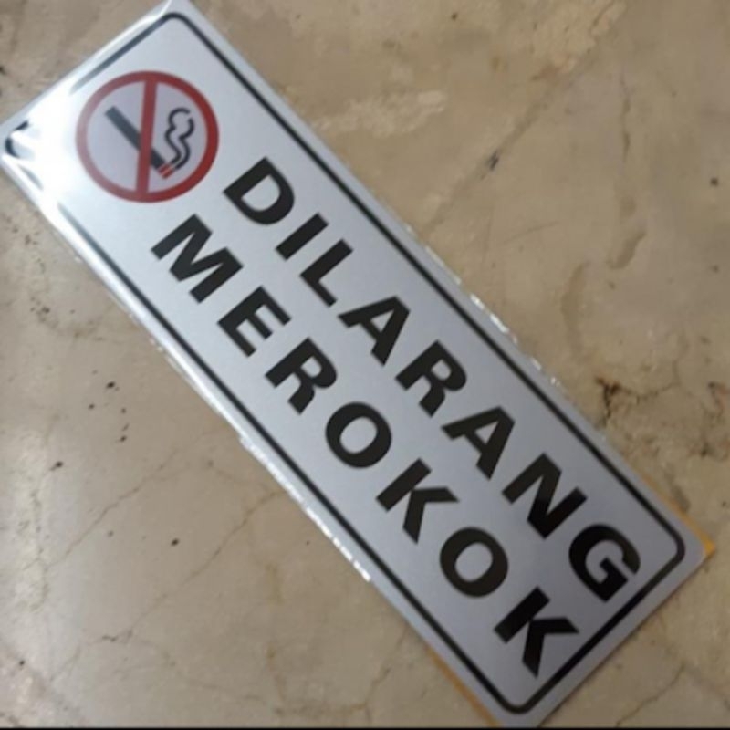 

Stiker Tulisan Dilarang Merokok