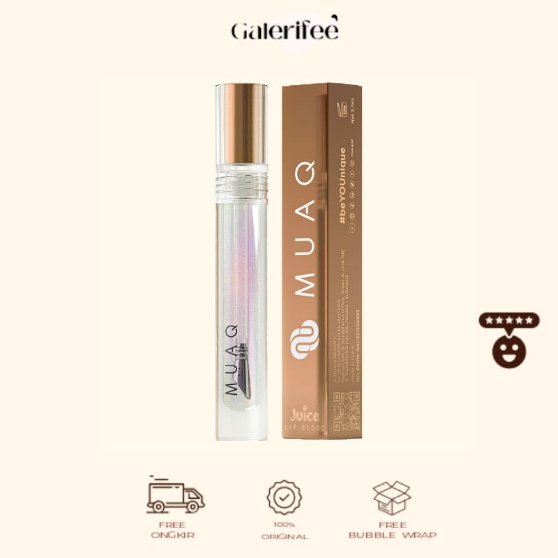 MUAQ Juice Lip Gloss - shade MOOD (CLEAR)