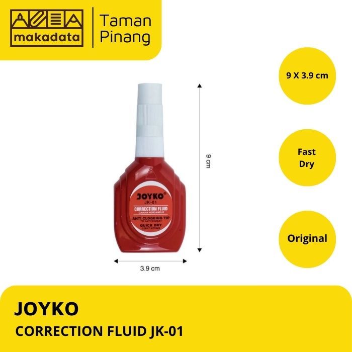 

JOYKO CORRECTION FLUID / STIPO CAIR TIPE X JK-01 (1 PCS)