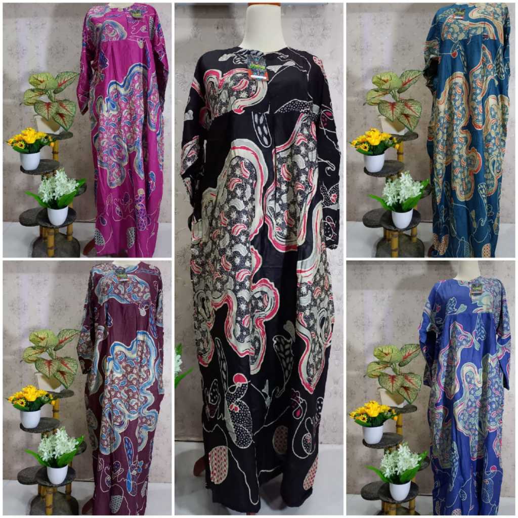 Gamis rayon/ gamis NSA batik jumbo/nyaman/gamis kekinian/gamis santai