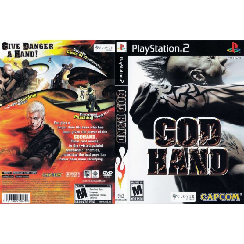 KASET PS2 GOD HAND - KASET CD PS2 GOD HAND TERBARU - KASET CD PS 2 - KASET PLAYSTATION 2 - KASET PS2