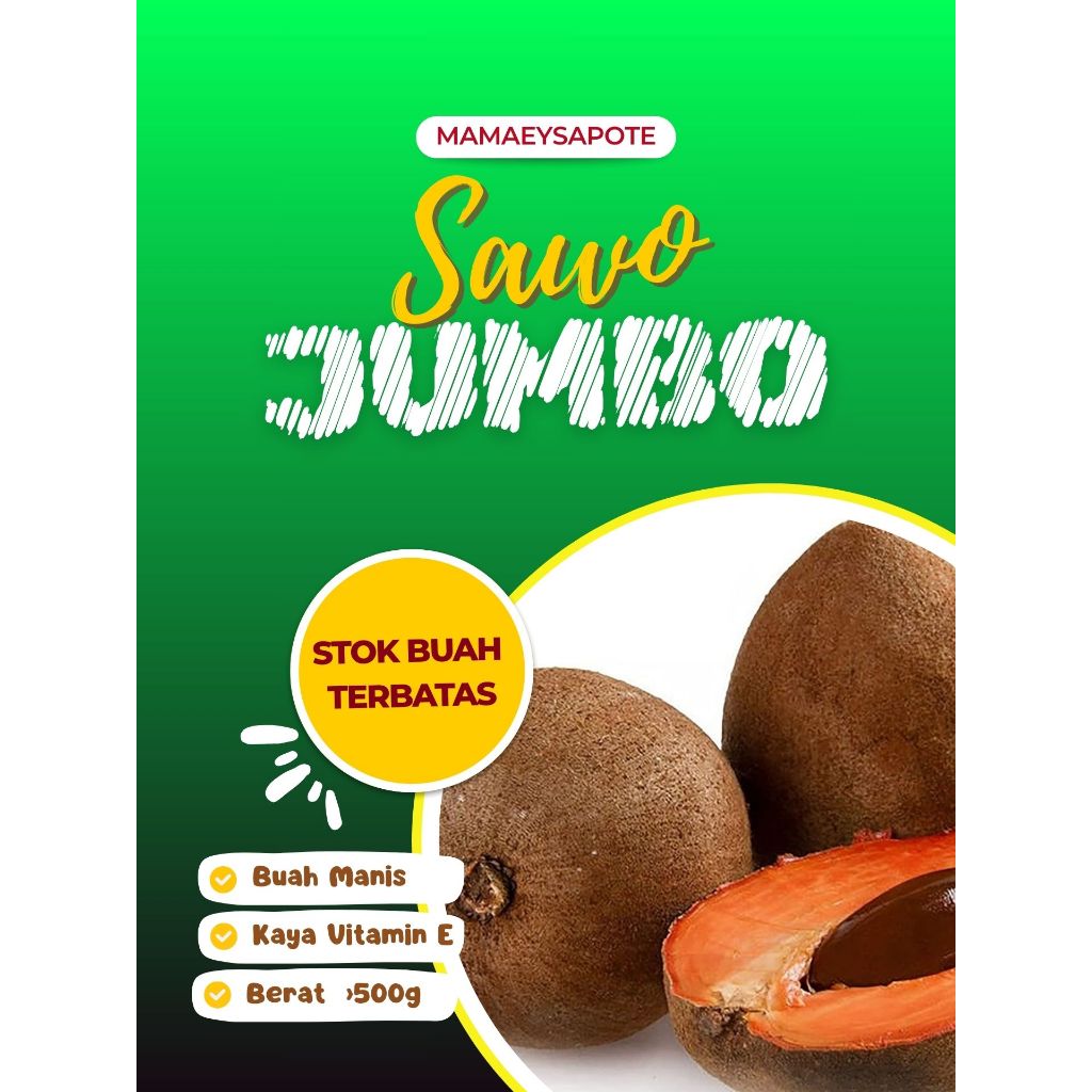 

TER-ENAK !! Buah Sawo Jumbo Alano