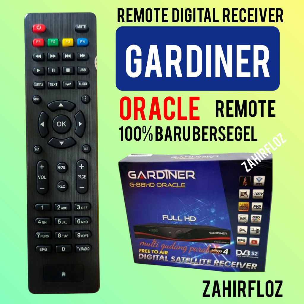 Remote receiver GARDINER digital stb parabola remot set top box oracle hd