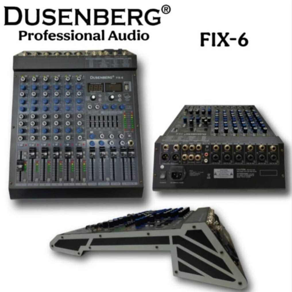 Mixer 6 Channel Dusenberg Fix 6 Bluetooth Original Garansi Resmi