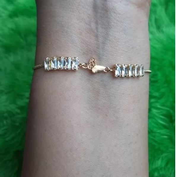 Gelang Tali Serut Variasi Kupu 0,2gram Semar Nusantara