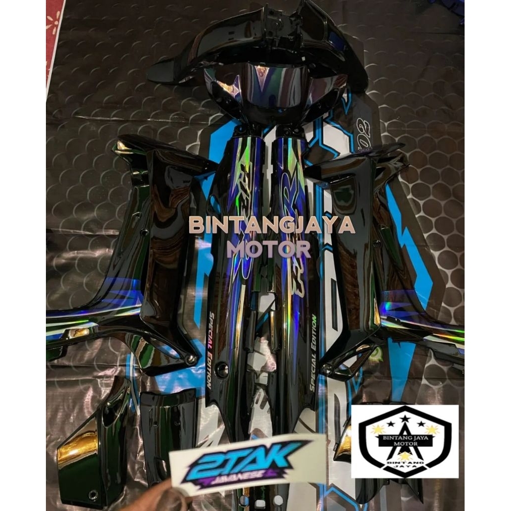 fullset body halus fizr hitam hologram terbaru clear tanam kualitas original