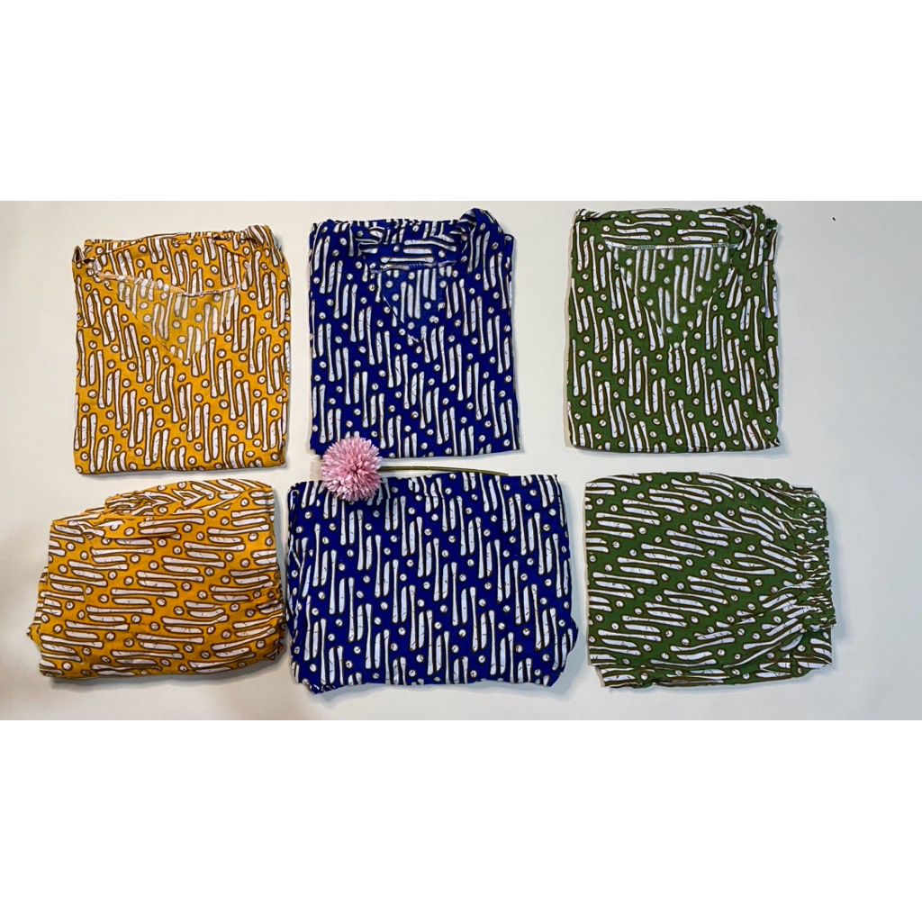 SETELAN HARIAN BATIK | ATASAN TANGAN PENDEK CELANA PANJANG | ATASAN BAWAHAN | BAJU TIDUR | SETELAN S