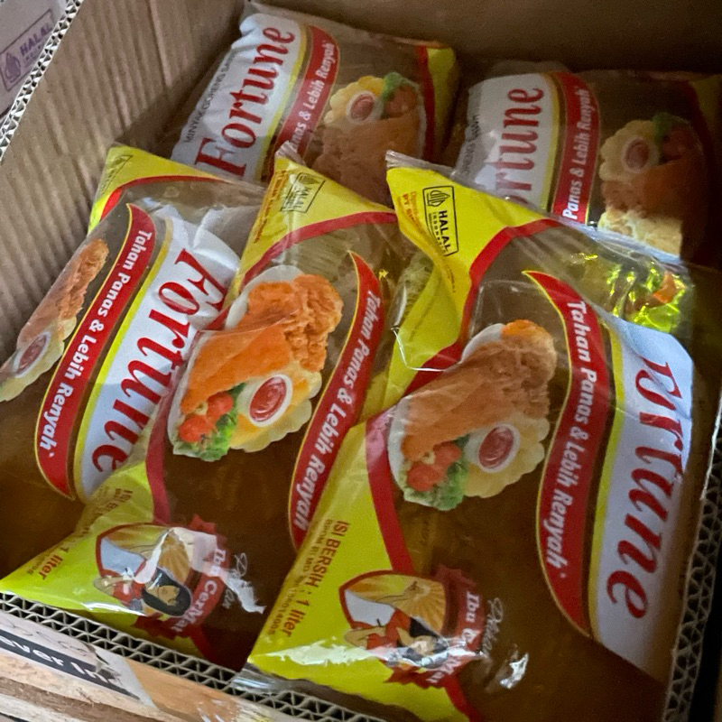 

MINYAK FORTUNE MINYAK GORENG SAYUR 1 LITER MINYAK BANTAL SAWIT