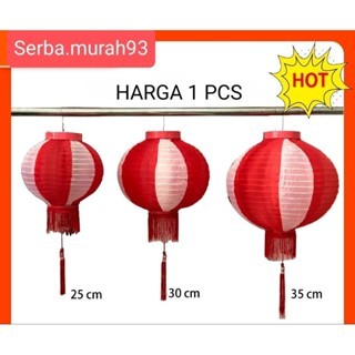 Ay00 Lampion Gantung Kain Merah Putih Lampion HUT RI 17 Agustus Lampion Dekorasi Agustusan Lampion