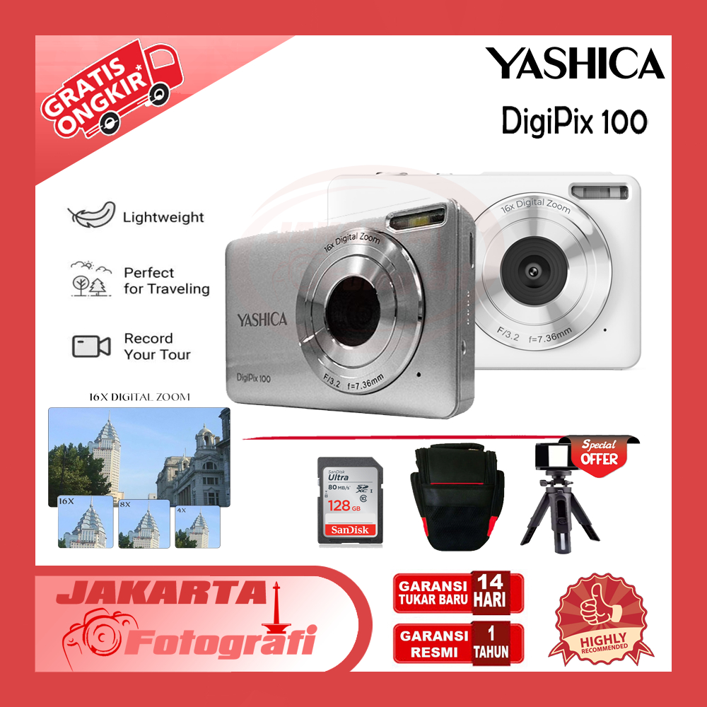 YASHICA DIGIPIX 100 Digital Compact Camera