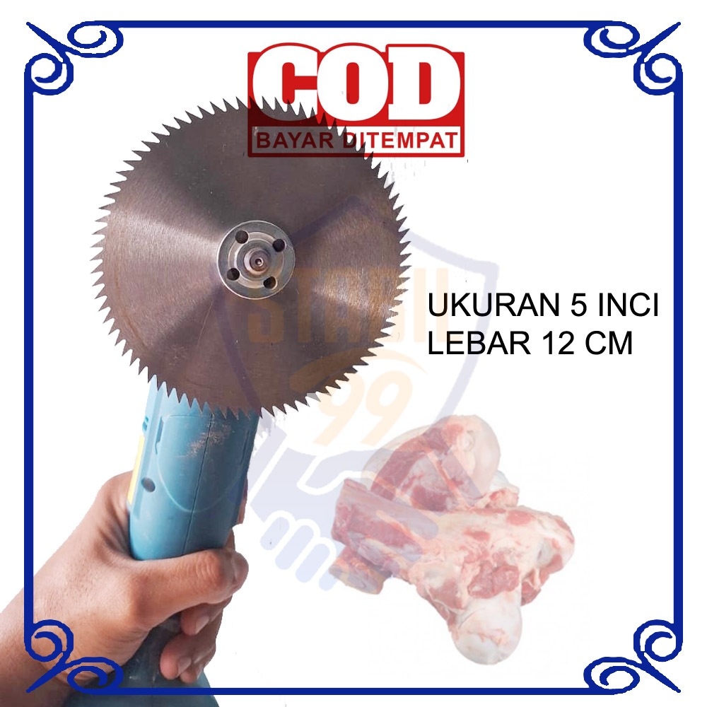 

mata gerinda pisau gergaji motong potong pemotong tulang sumsum sapi/kambing