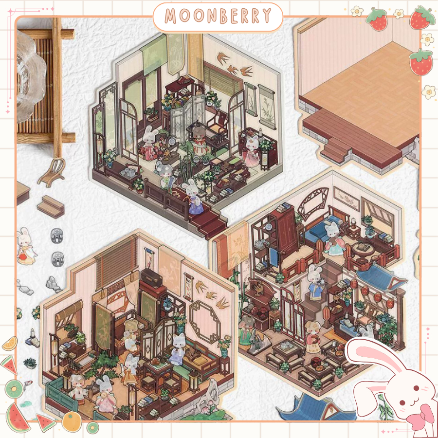 

Sticker Aesthetic / Stiker Dekorasi Sticker Deco Premium 3D Visual Sticker Capybara