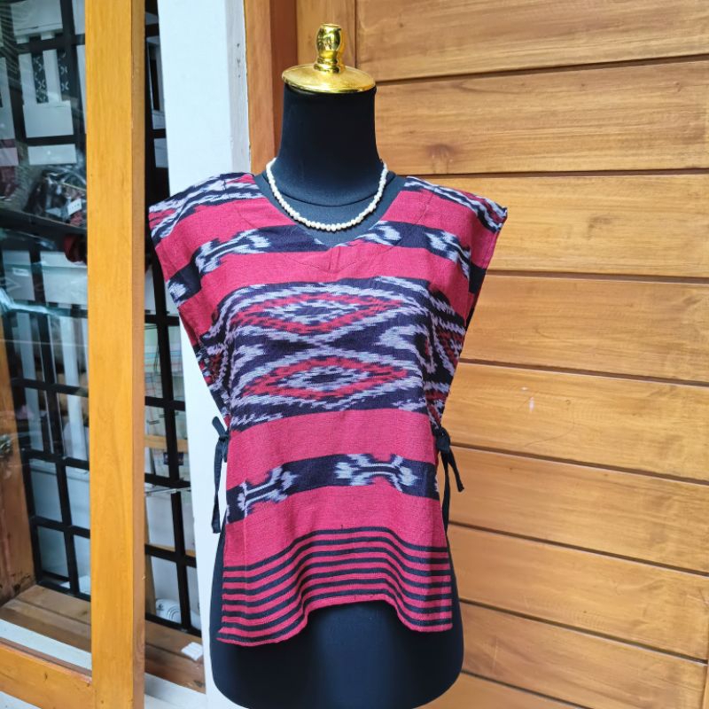 Outer Rompi Vest Tenun Lombok