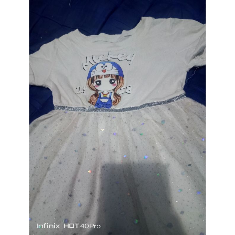 dress tutu anak preloved