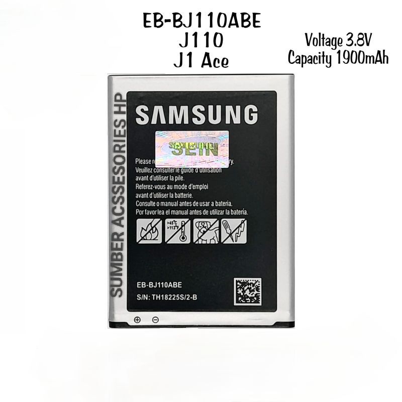 Baterai Samsung   J1 mini / J110  battery batre