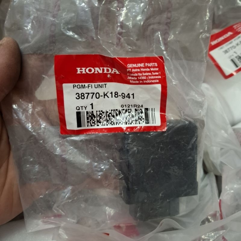 ECU MOTOR HONDA VERZA (2015-2018) 38770-K18-941