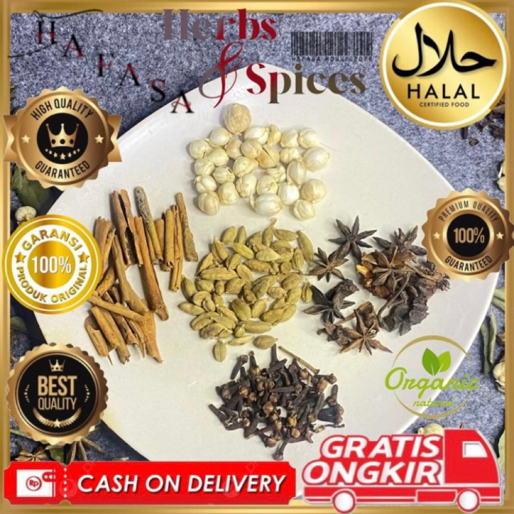 

Tambahan Rempah Campur bisa untuk 1kg / 1Liter nasi kebuli