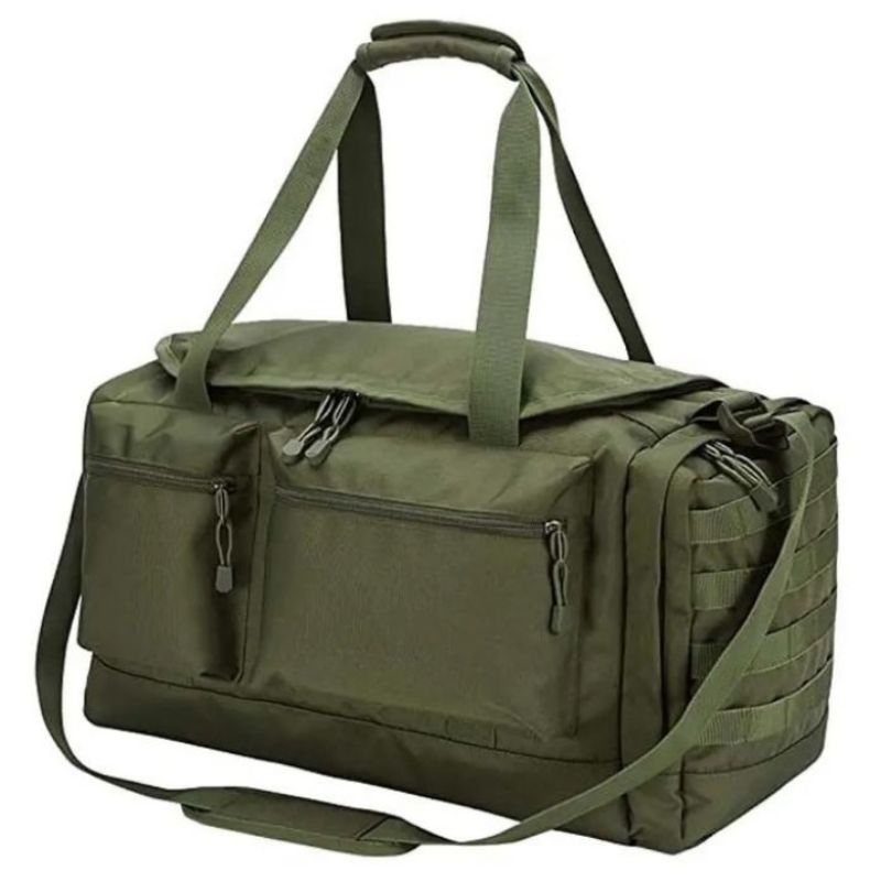 Tas Travel Gym Bag pria multifungsi Ukuran sedang multifungsi,hijau army