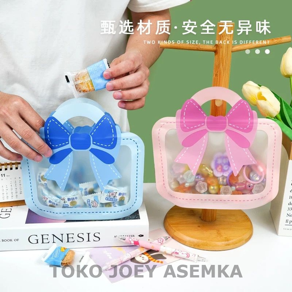

PLASTIK BINGKISAN PITA TAS HAMPERS GOODIE ZIPPER ZIP LOCK KLIP SOUVENIR SNACK GOODY BAG HAMPERS