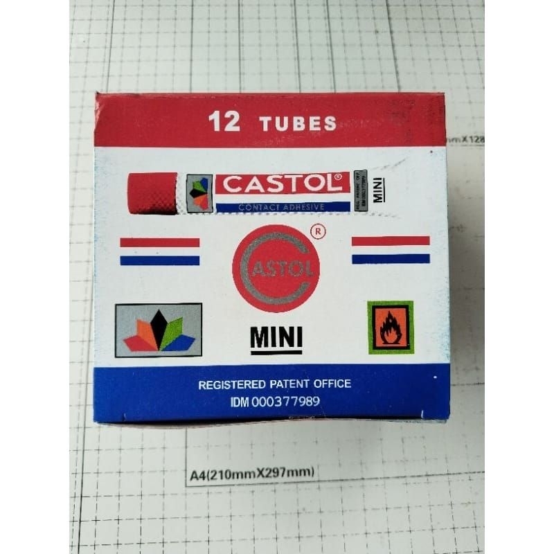 

lem serbaguna castol mini 1pack isi 12 pcs Rp.45.600