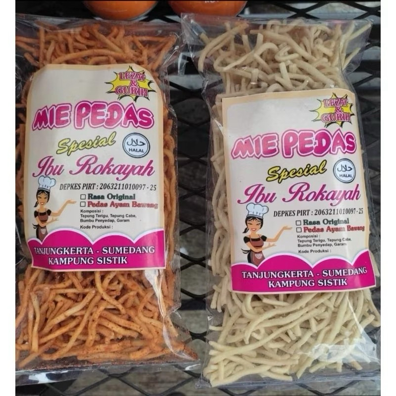 

Stik Mie Asin/Pedas Spesial Bu Rokayah