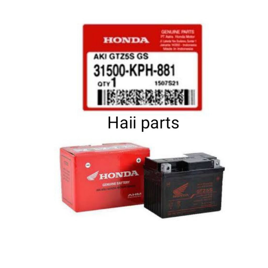 Accu kering Beat Gtz5v original AHM 31500KPH881