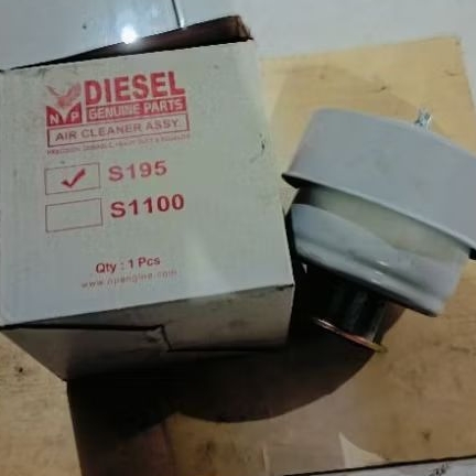 S195 AIR CLEANER ASSY S195 S1100 / FILTER UDARA MESIN DIESEL 12-16PK / FILTER KUMPLIT S195 S1100 MES