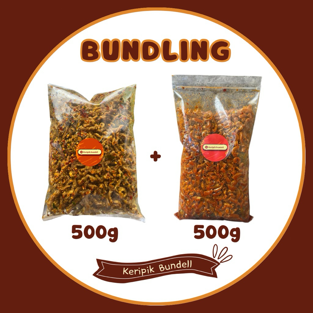 

Bundling Usus Crispy dan Makaroni 500g